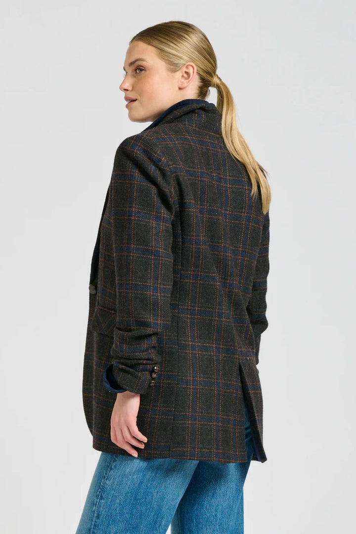 Shirty | The Iris Blazer | Perfect Plaid - Dutch Hideout