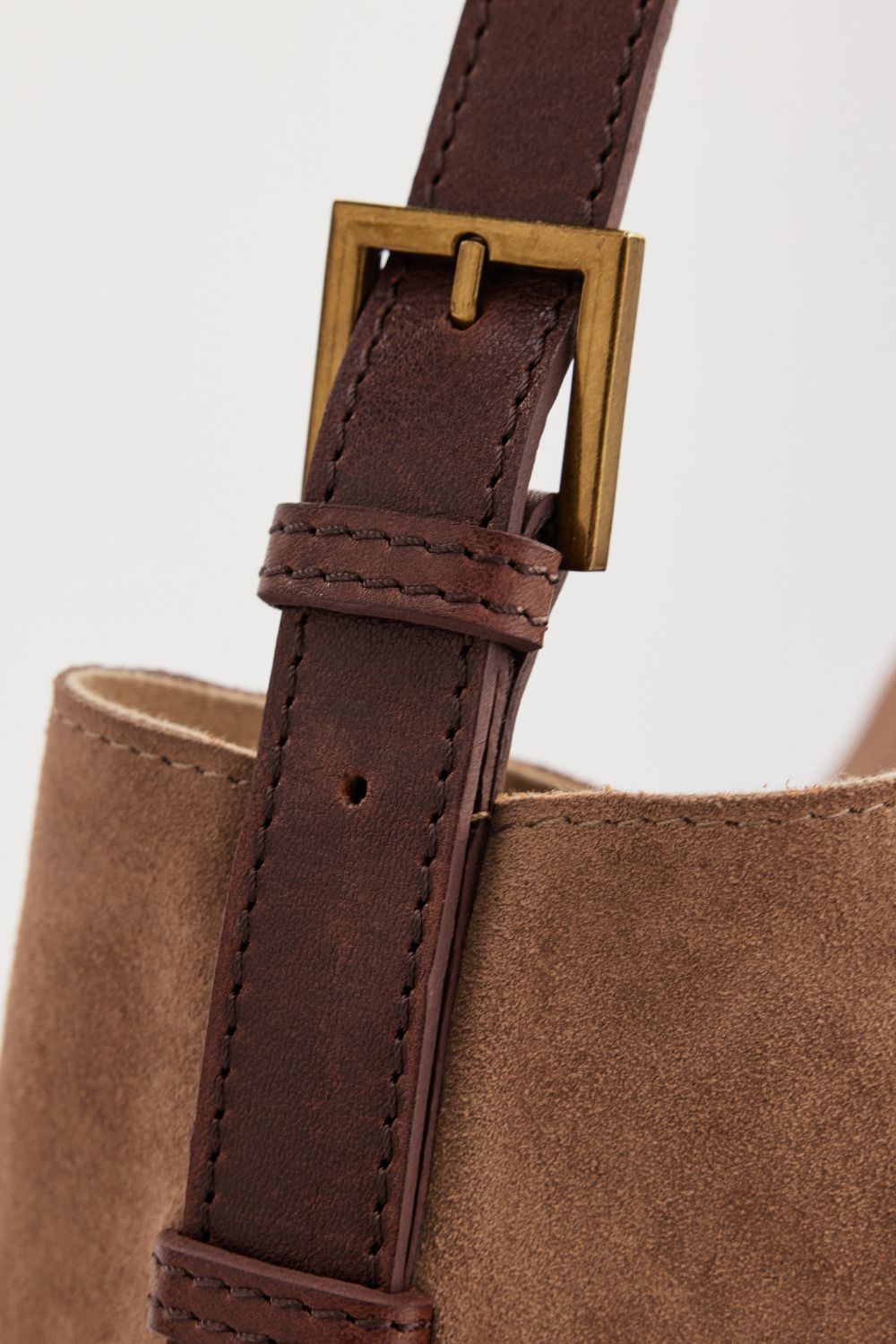 JuJu & Co | Suede Cabas Tote | Chestnut - Dutch Hideout