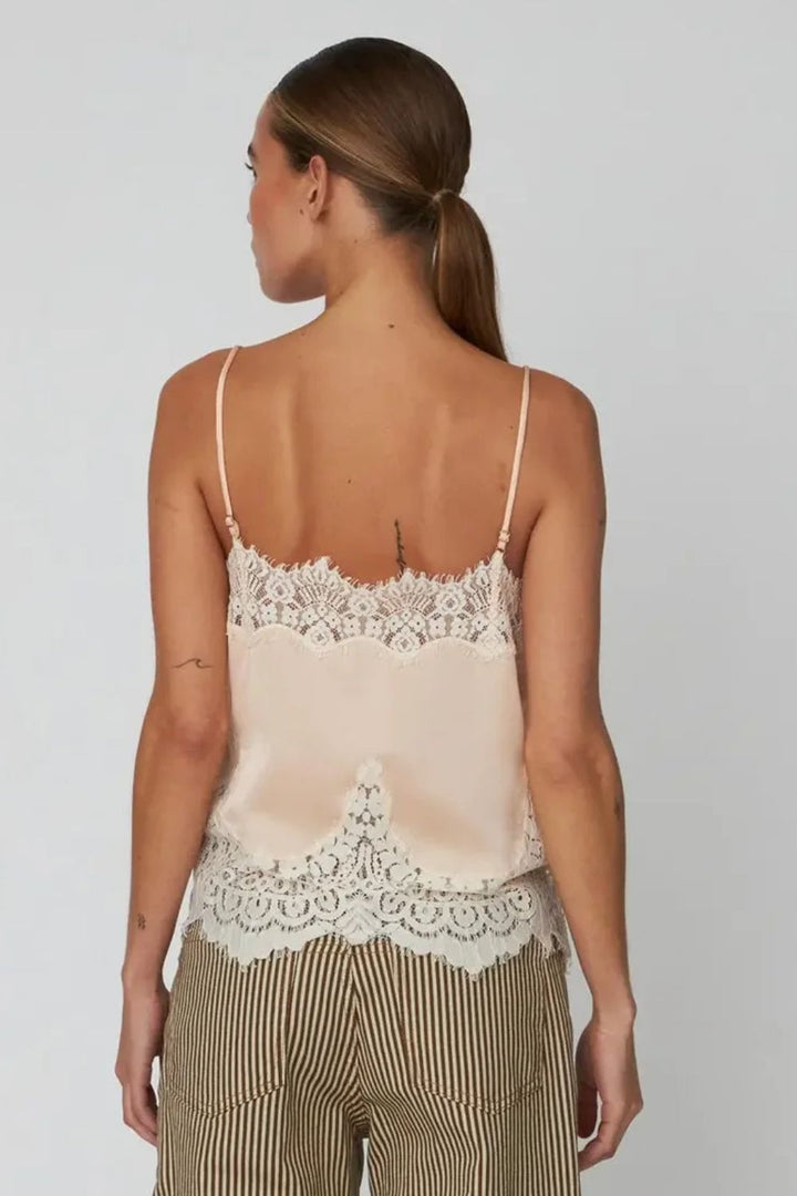 Stella Nova | Delicate Lace Top | Pale Pink