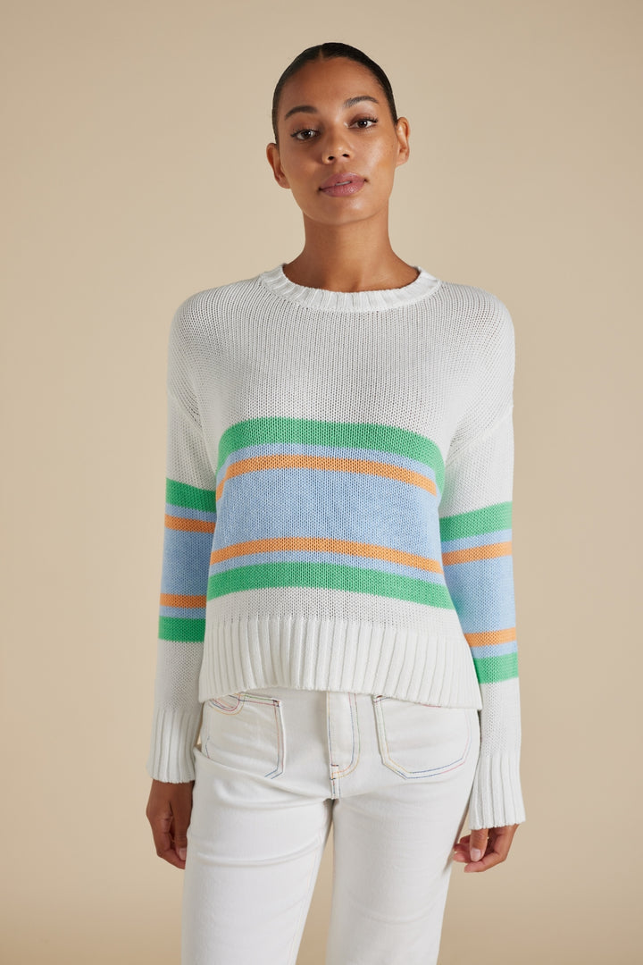 Alessandra | Trish Sweater | White