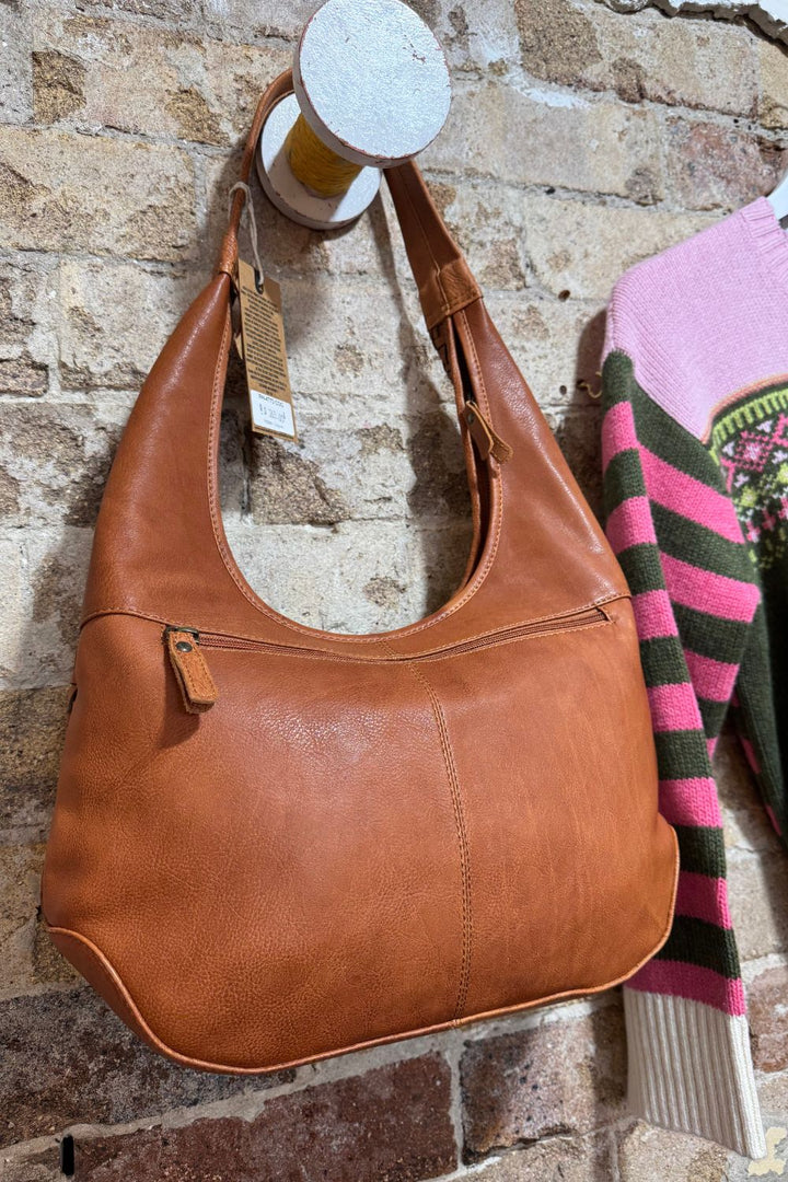 Rugged Hide | Hobart Shoulder Woven Bag | Tan