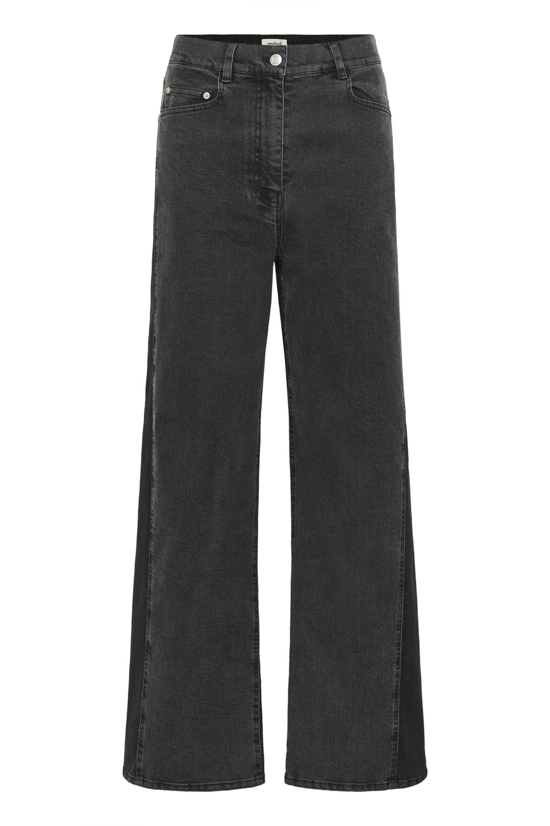 Soaked in Luxury | Rhea Jeans | Black Washed Denim - Dutch Hideout