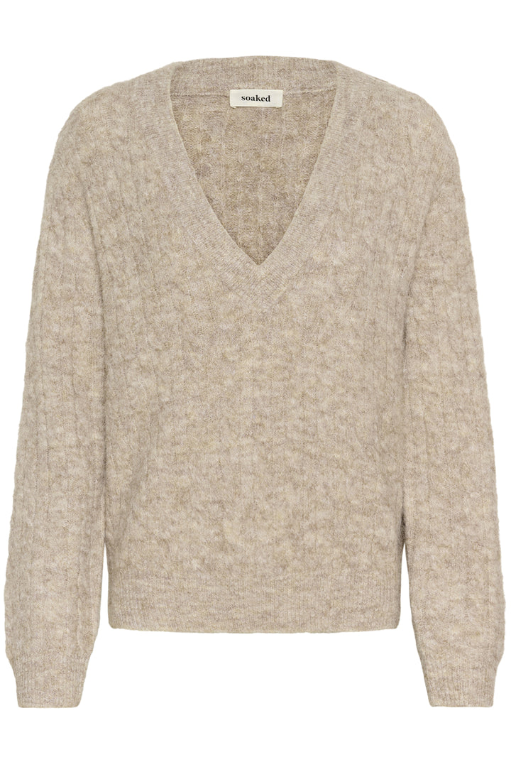 Soaked in Luxury | Vespera Pullover | Dune Melange - Dutch Hideout