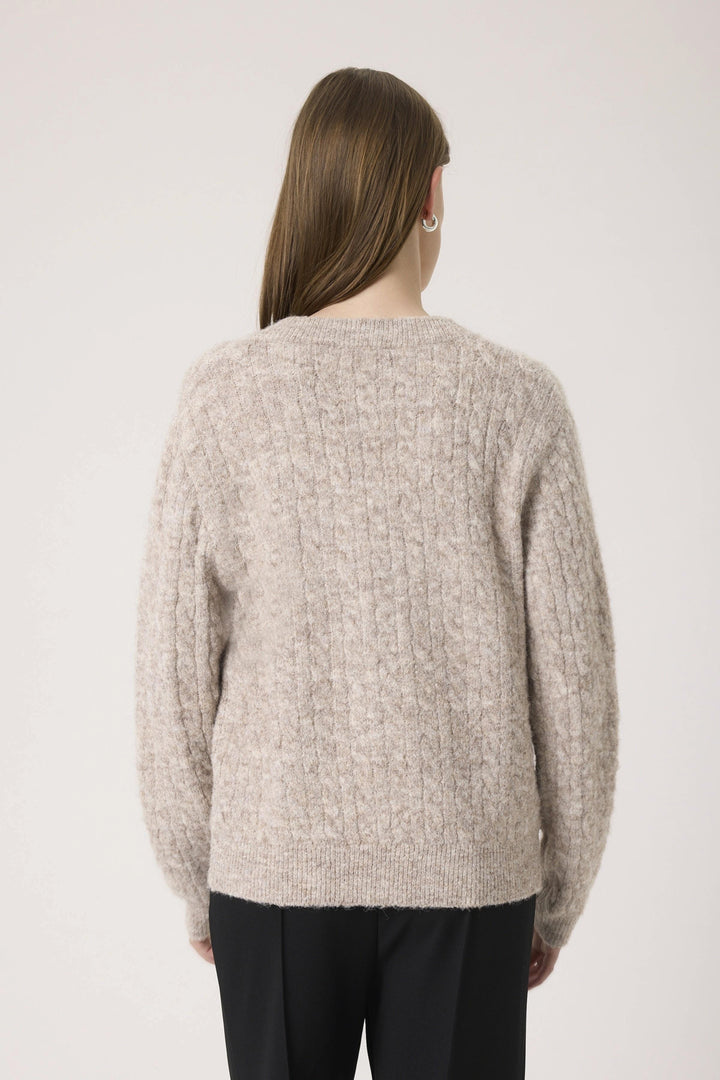 Soaked in Luxury | Vespera Pullover | Dune Melange - Dutch Hideout