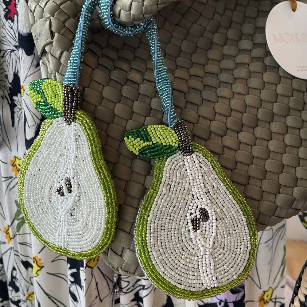 The Jacksons | Pear Beaded Bag Charm