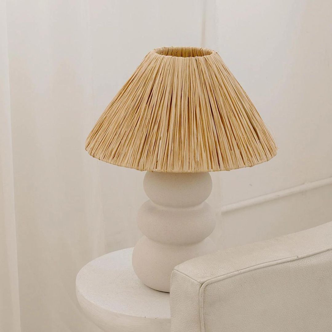 Paola & Joy | Sofia Raffia Table Lamp