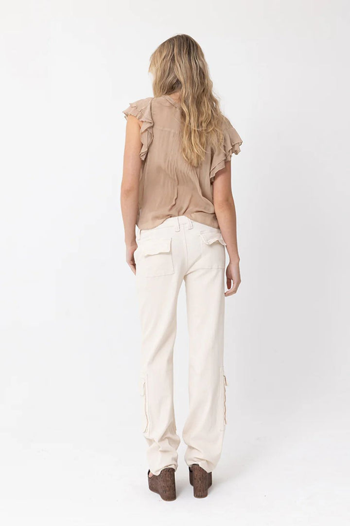 Joey the Label | Enchanted Short Sleeve Blouse | Mocha