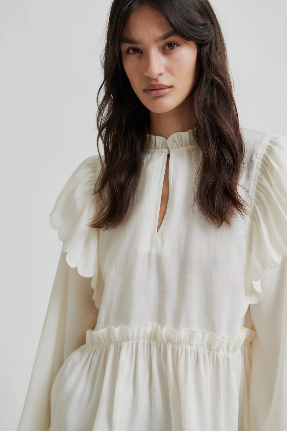 Second Female | Terra Frill Detail Blouse | Tofu