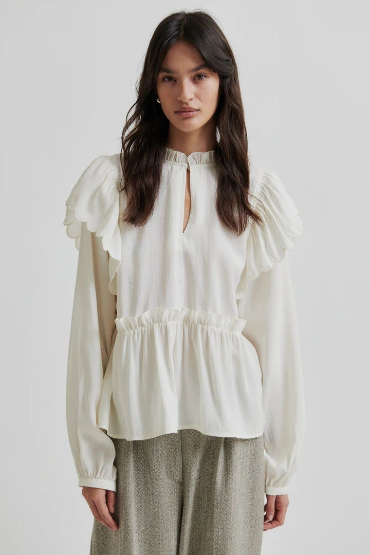 Second Female | Terra Frill Detail Blouse | Tofu