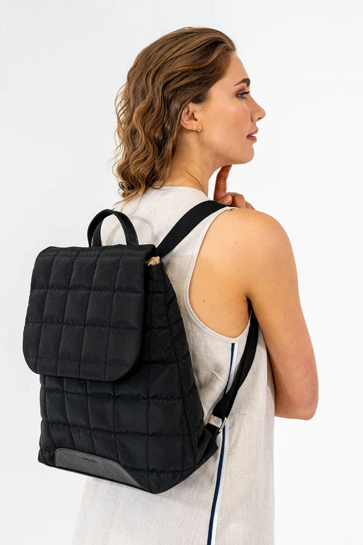 Elms + King | Cambridge Backpack | Black & Oyster