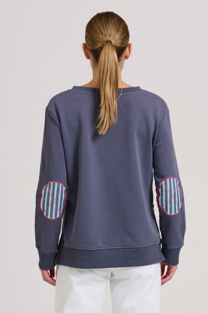 Shirty | Classic Zipside Sail Boat | Navy / Multi - Dutch Hideout