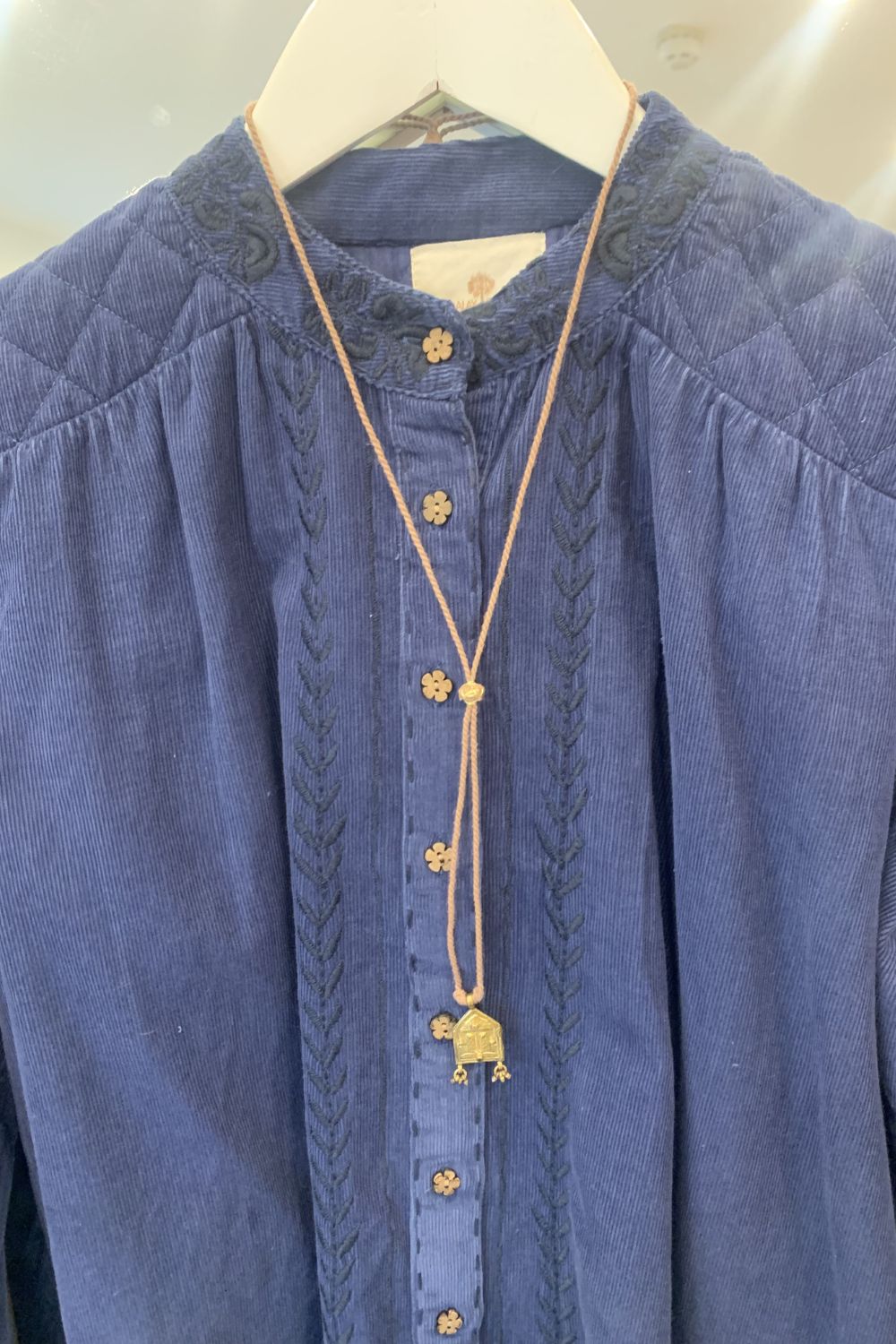 Mandalay Designs | Gold Silver Amulet Necklace | Neutrals