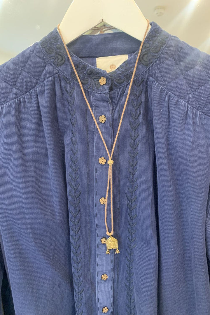 Mandalay Designs | Gold Silver Amulet Necklace | Neutrals