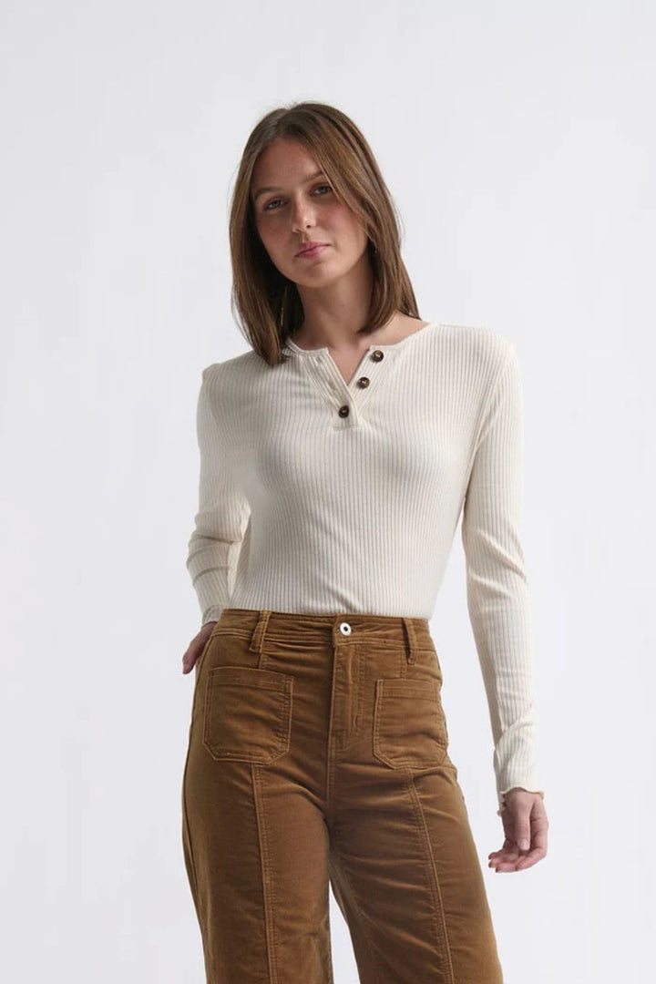 Kireina | Heather Top | Vanilla - Dutch Hideout
