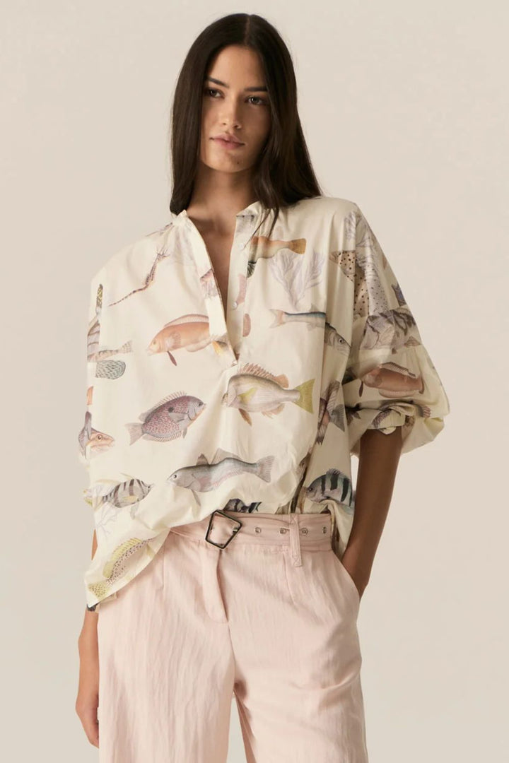 POL Clothing | Loup Shirt | Loup Print