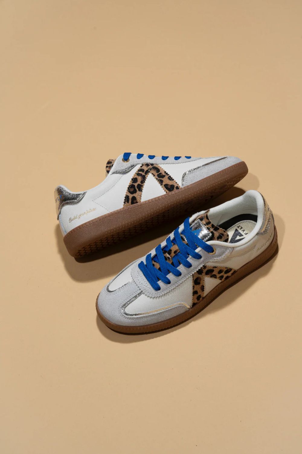 ASFVLT | Elite Classic | White Leopard Pony Hair Silver Blue