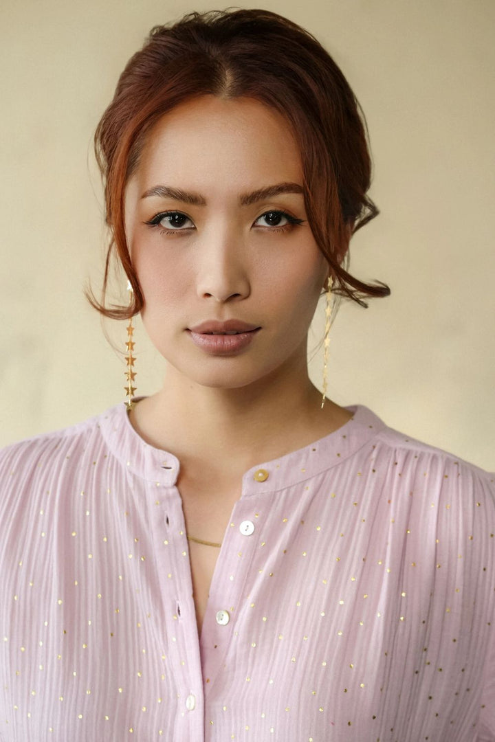 Marie Louise De Monterey | Ines Gold Dots | Rose - Dutch Hideout