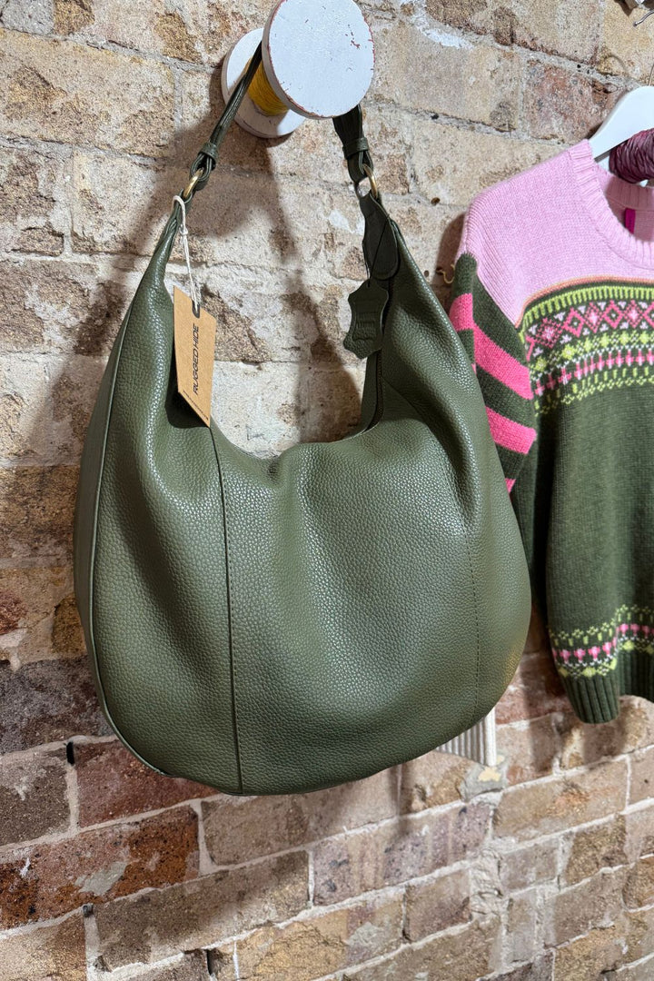 Rugged Hide | Toronto Shoulder Bag | Green