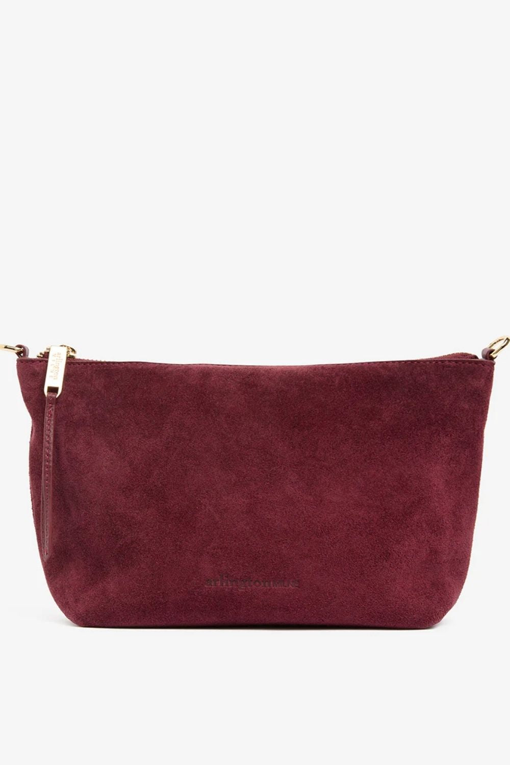 Arlington Milne | Agnes Bag | Burgundy Suede