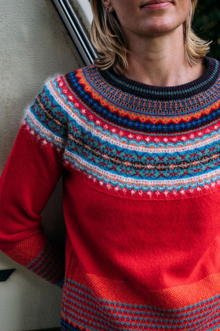 Eribe Knitwear | Alpine Sweater | Crabapple