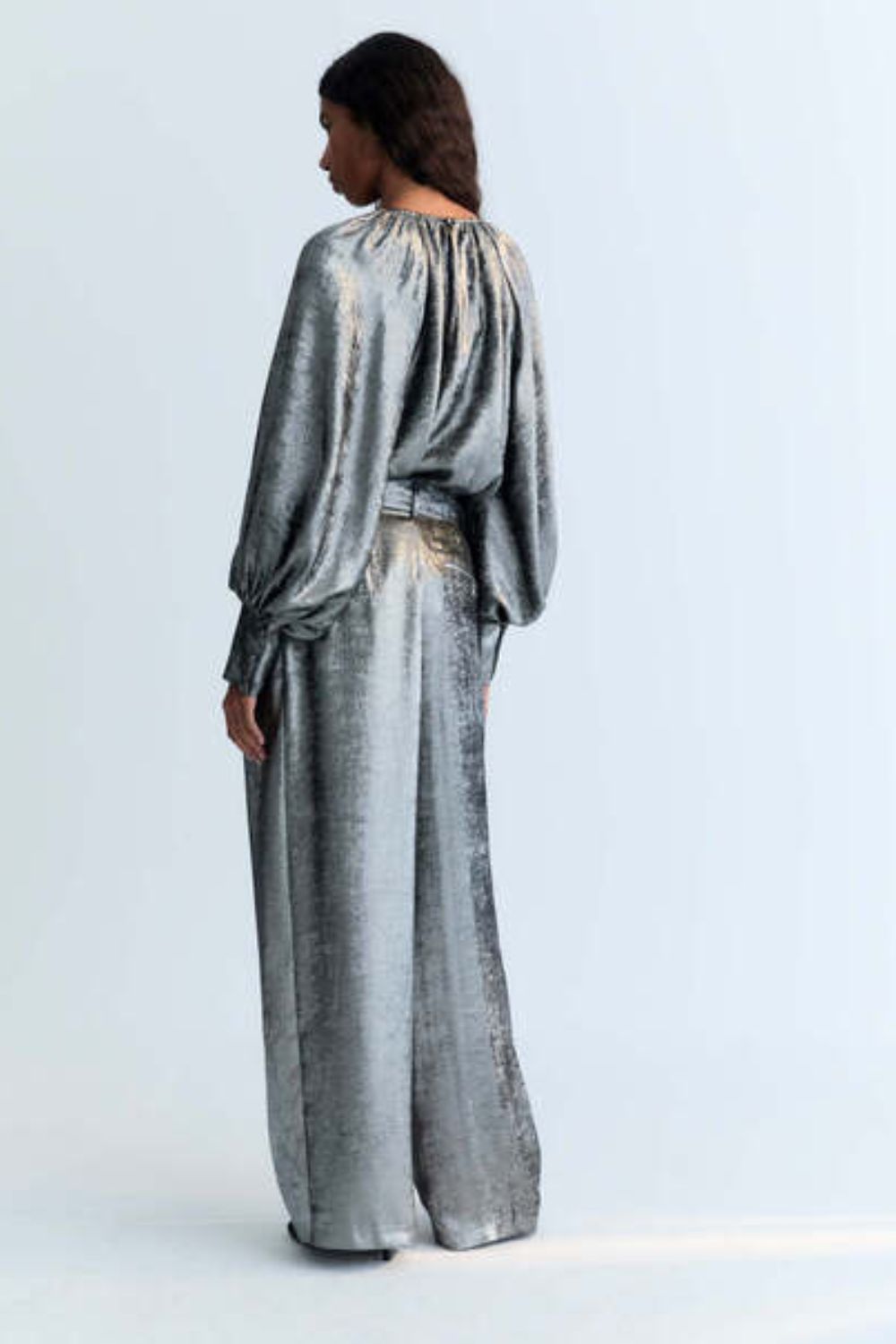 The New Society | Uxia Woman Pant | Silver