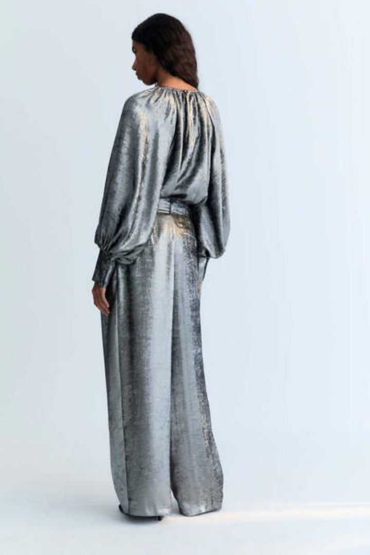 The New Society | Uxia Woman Pant | Silver