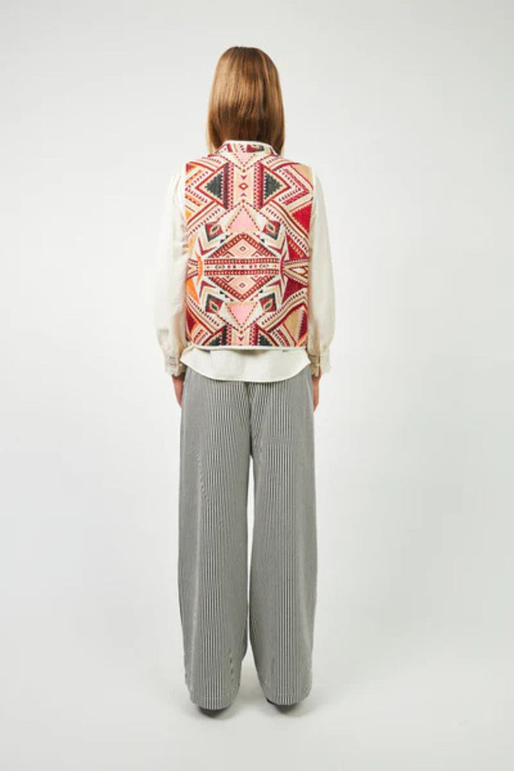 Lollys Laundry | CairoLL Vest SL | Red - Dutch Hideout