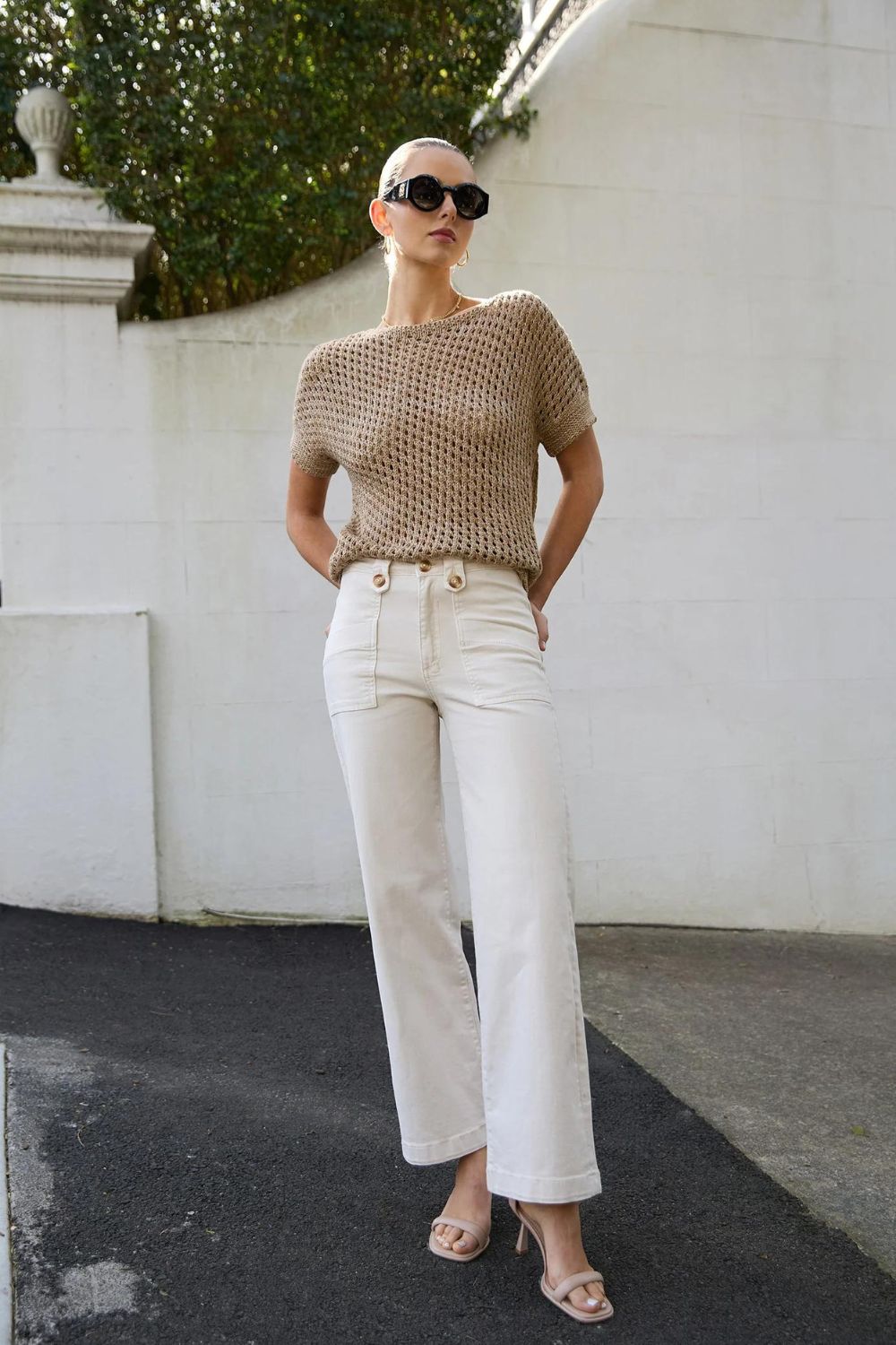 Dricoper | Carrie Cream Jeans