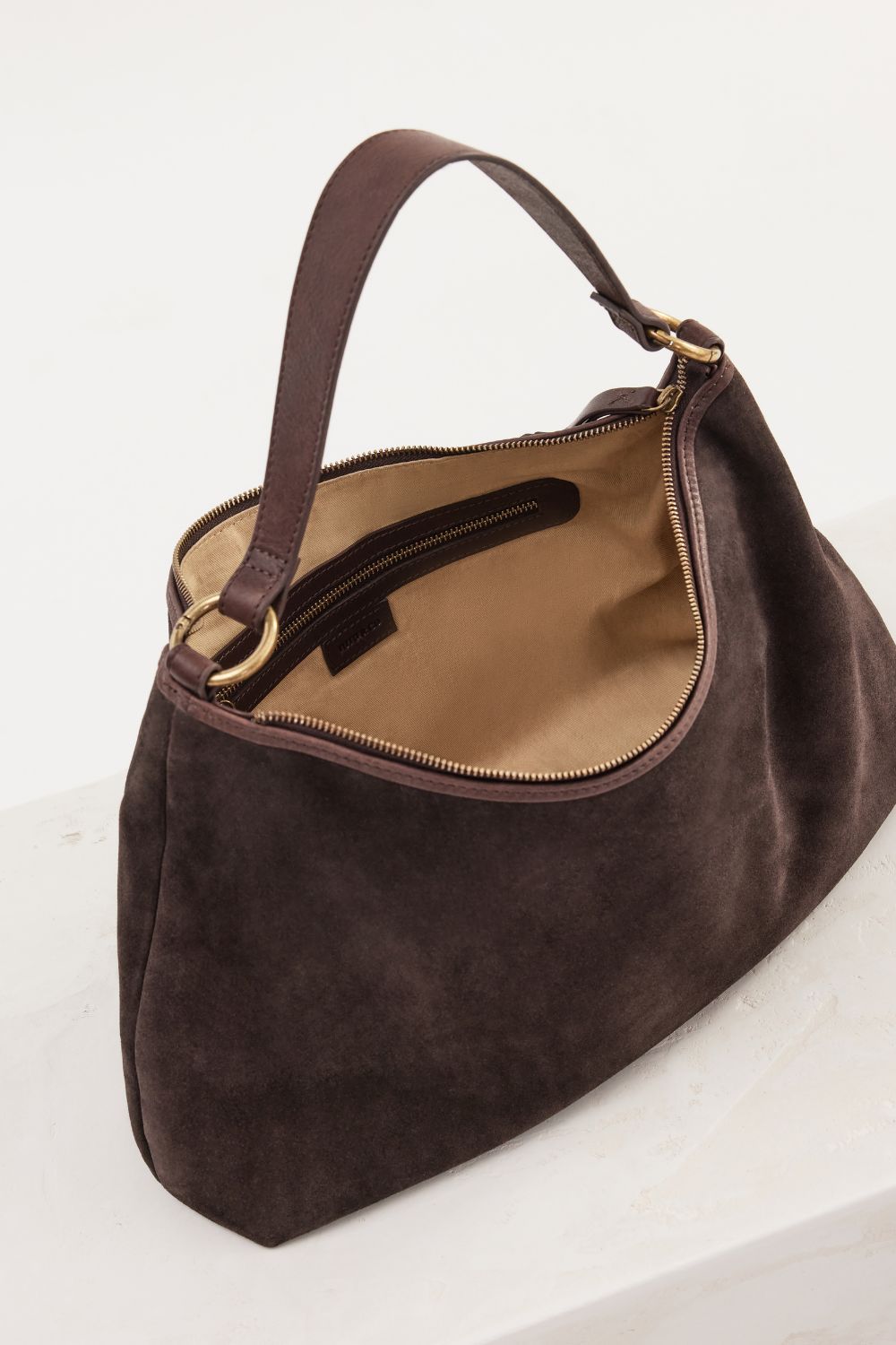 JuJu & Co | Suede Slouchy | Chocolate - Dutch Hideout