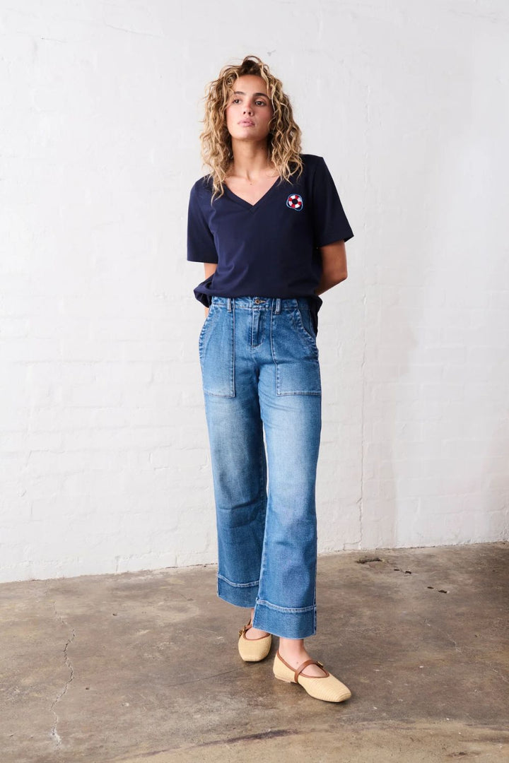 Kireina | Celeste Pant | Dakota Wash