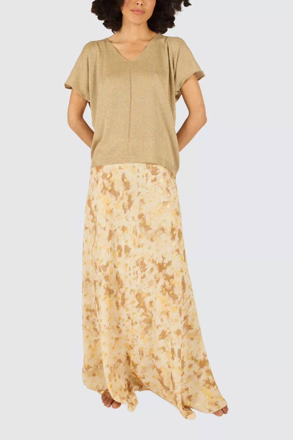 Traffic People | Carrie Summer Madness Top | Gold