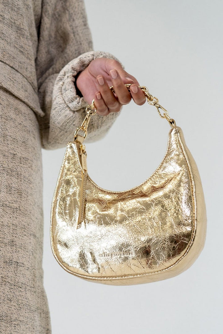 Arlington Milne | Estella Bag | Gold Crinkle