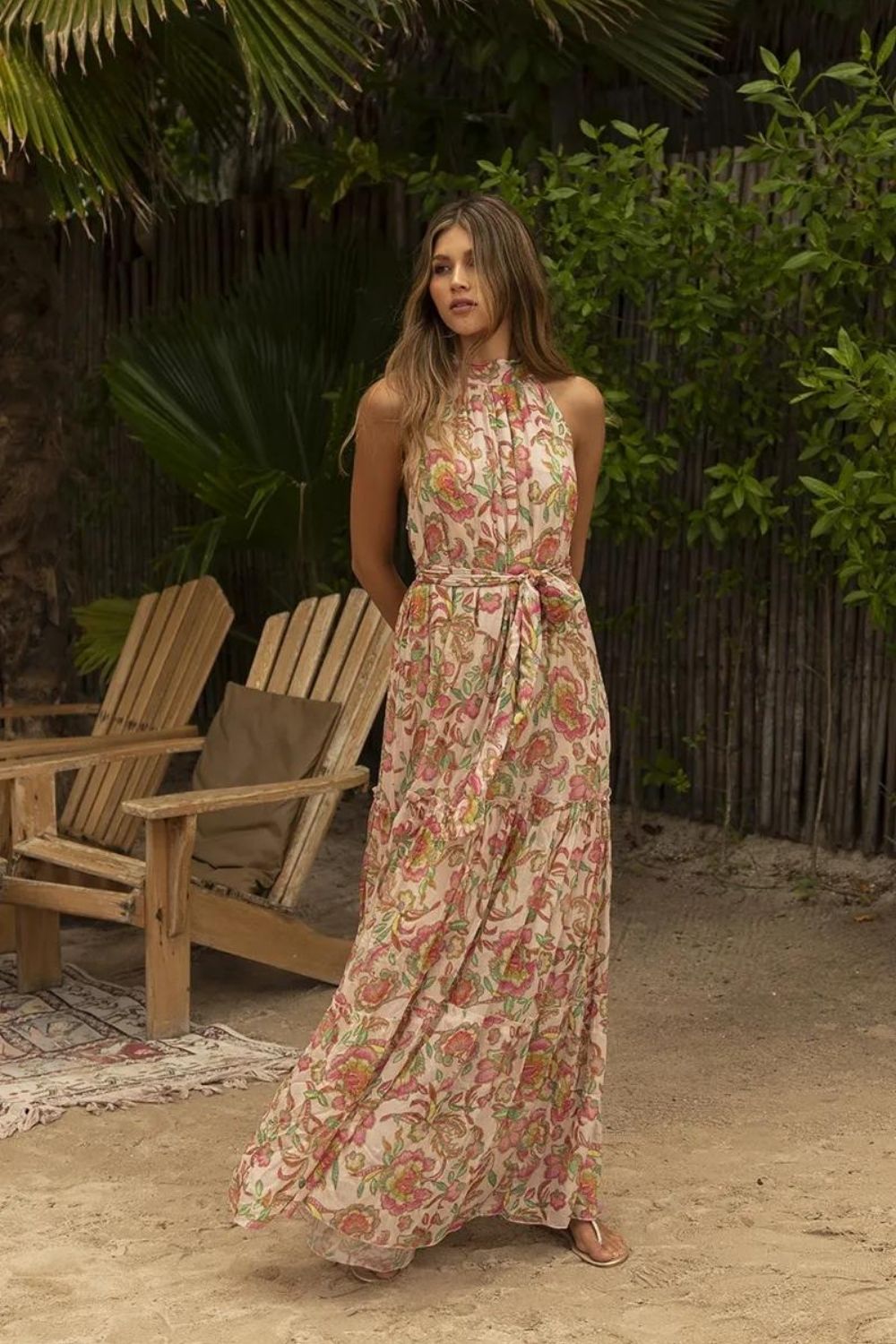 Miss June | Long Dress Marcella | Pink