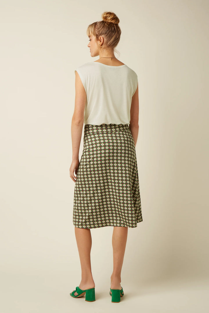 KING LOUIE I BORDER JUNO SKIRT JADE I PONDEROSA GREEN