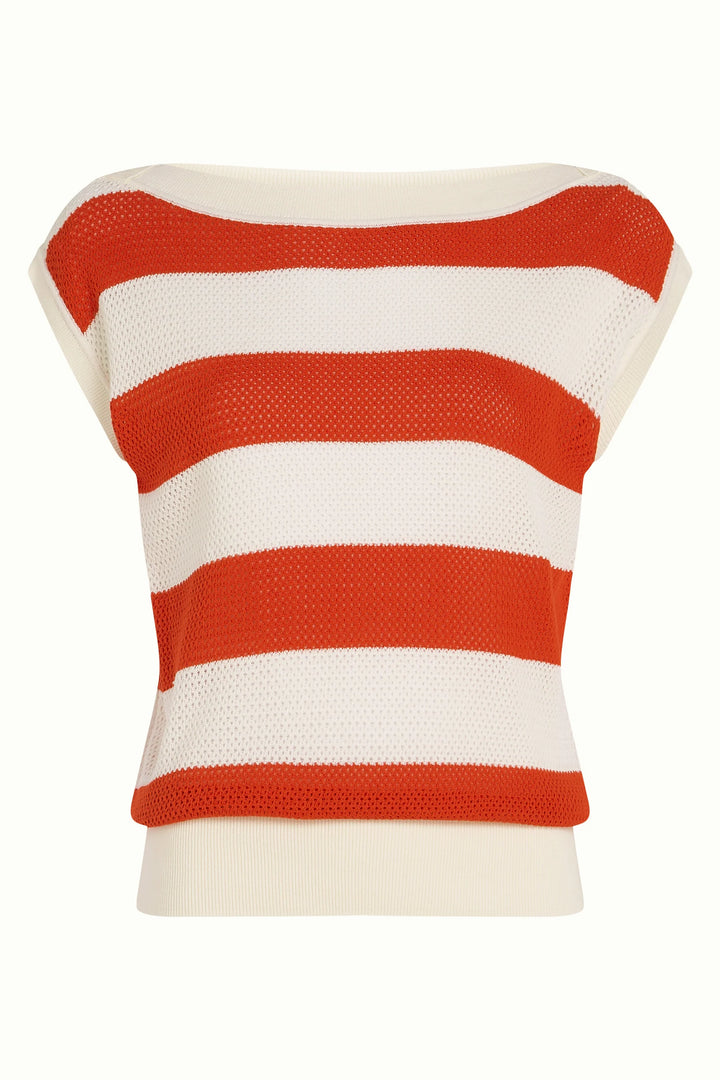 KING LOUIE I EVA KNIT TOP CAPELLA I RED