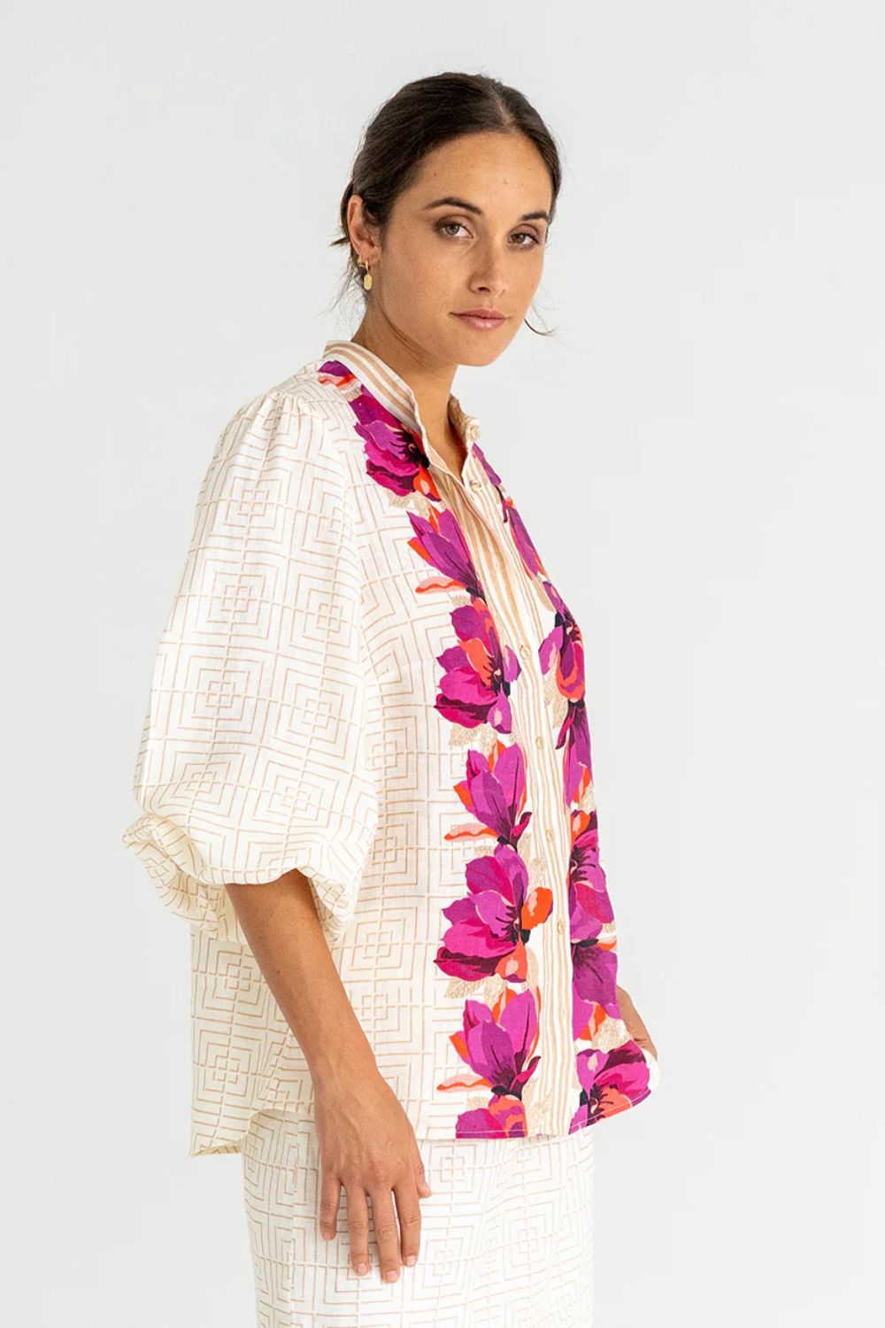 Arlington Milne | Rosa Blouse | Magnolia Print