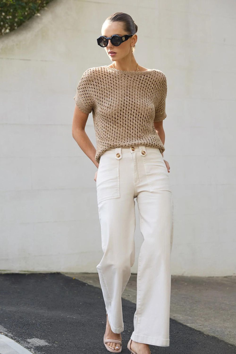 Dricoper | Carrie Cream Jeans