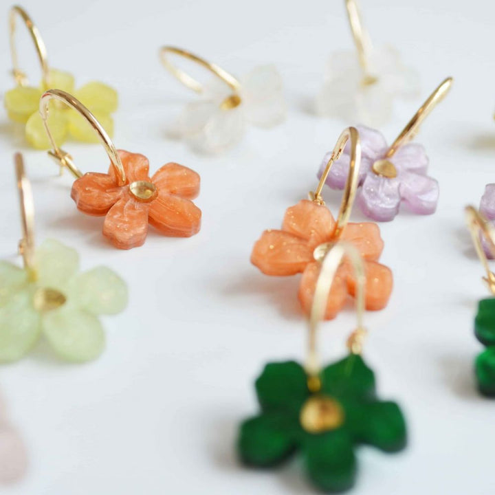 Hagen + Co | Wildflowers Earrings | Peach