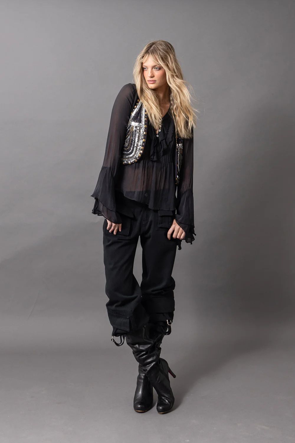 Joey the Label | Amour Cargo Pant | Black