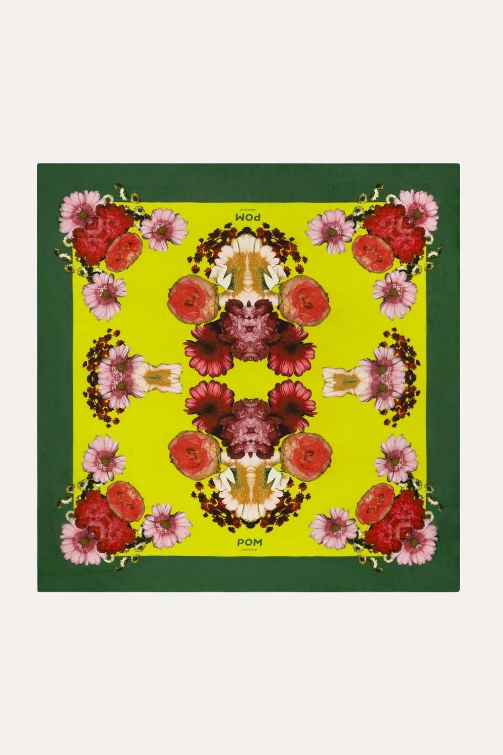 POM Amsterdam | Shawl Bouquet Lime Petite | Green