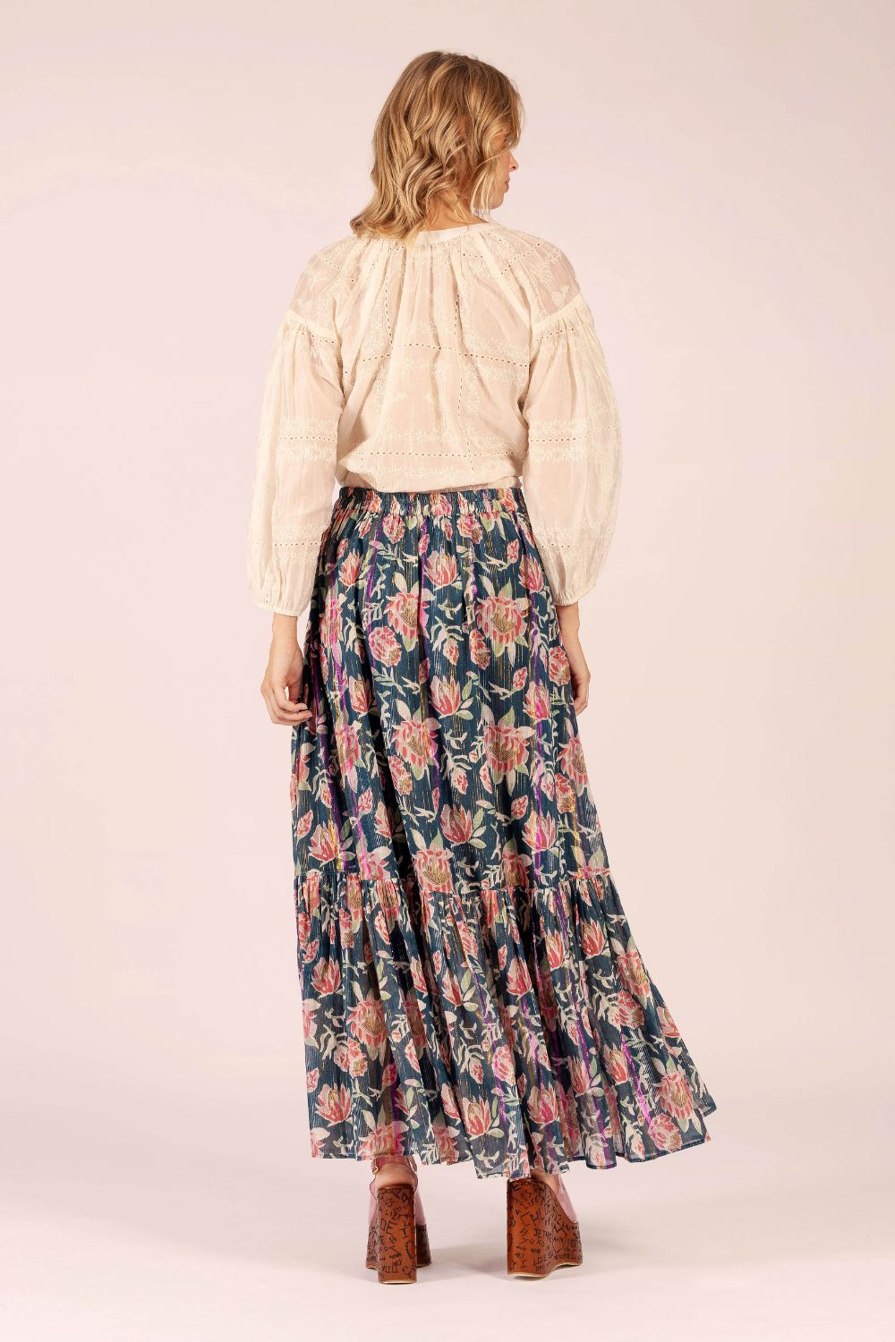LOLA | Ballet Saint Cotton Skirt | Saint Teal Cotton