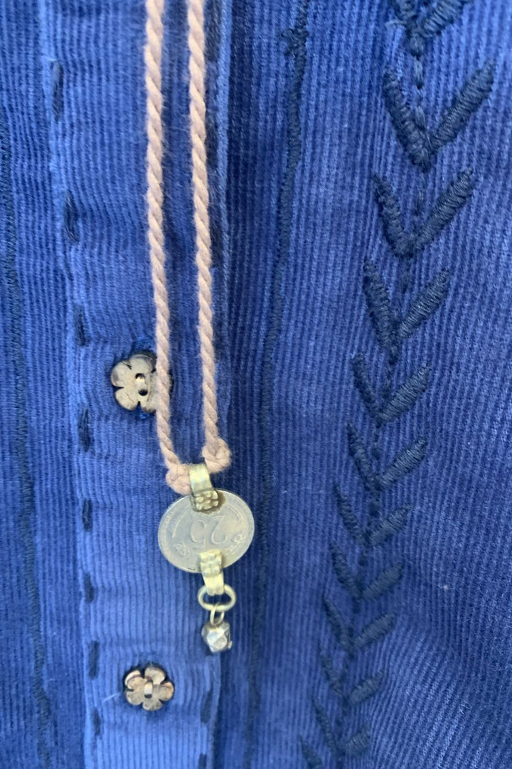 Mandalay Designs | Gold Silver Coin Necklace | Neutrals