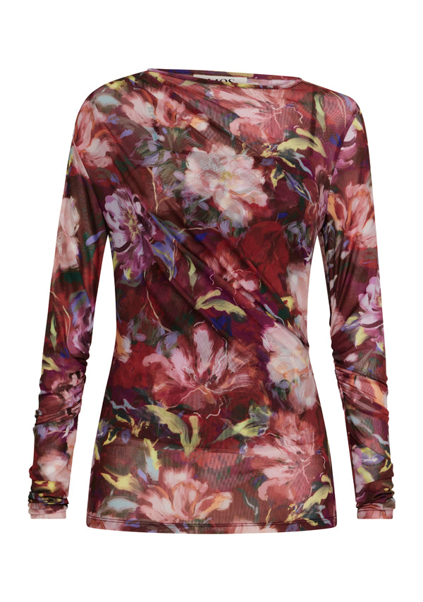 Mos the Label | Giselle Mesh Top | Giselle Print