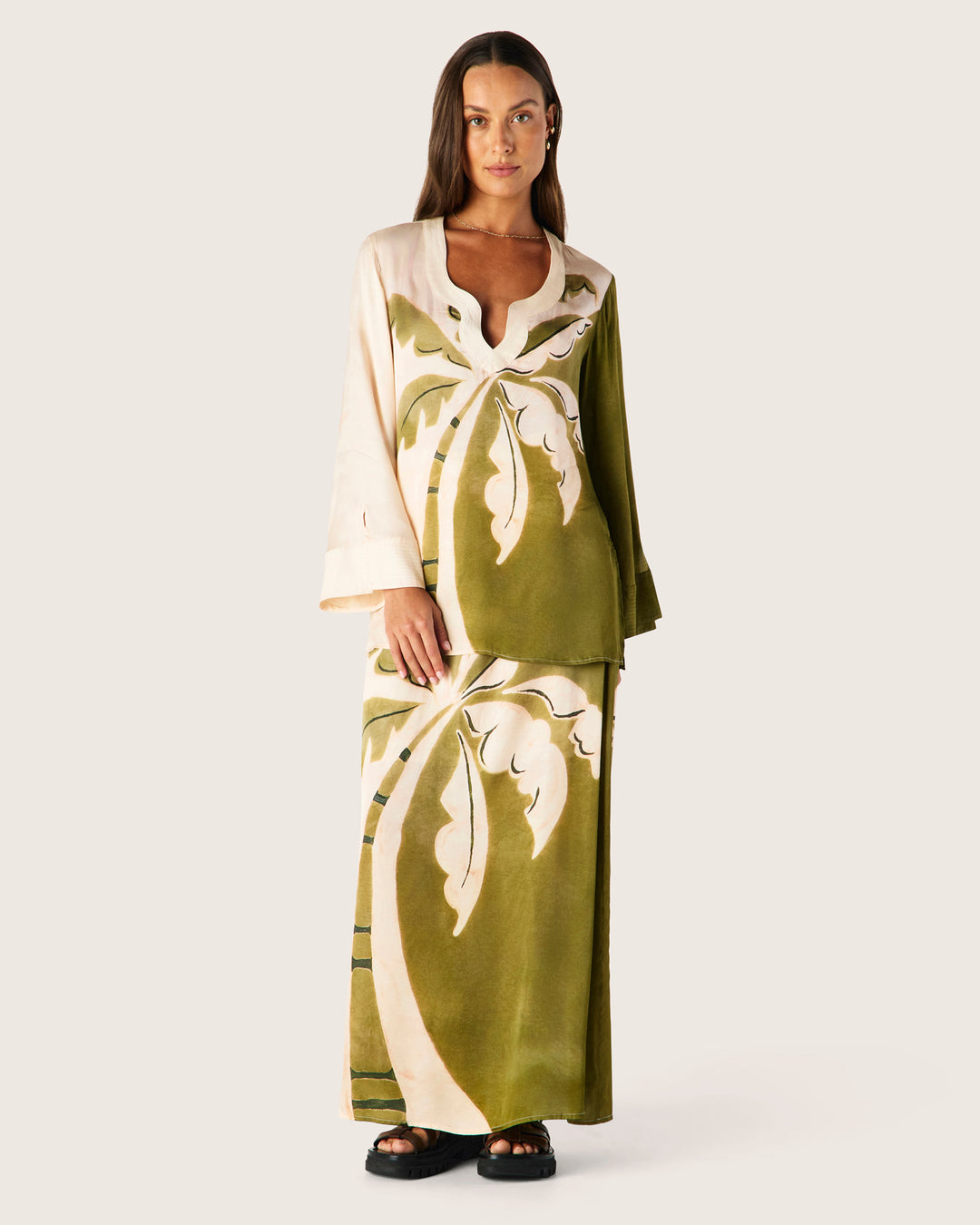 Mos the Label | Lorena Maxi Skirt | Lorena Print