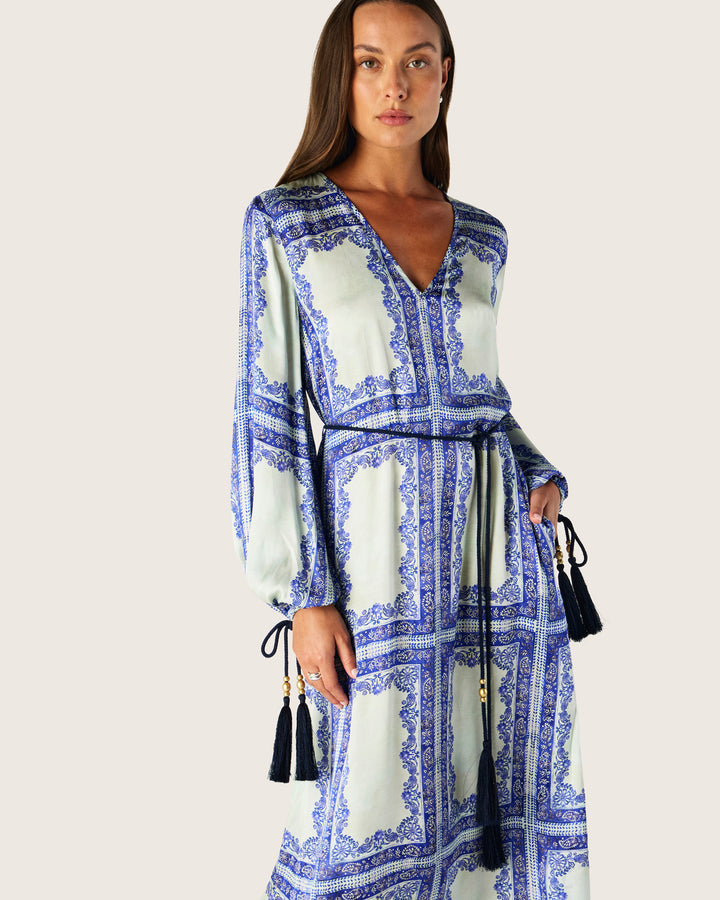 Mos the Label | Jordi Long Sleeve Maxi Dress | Jordi Print