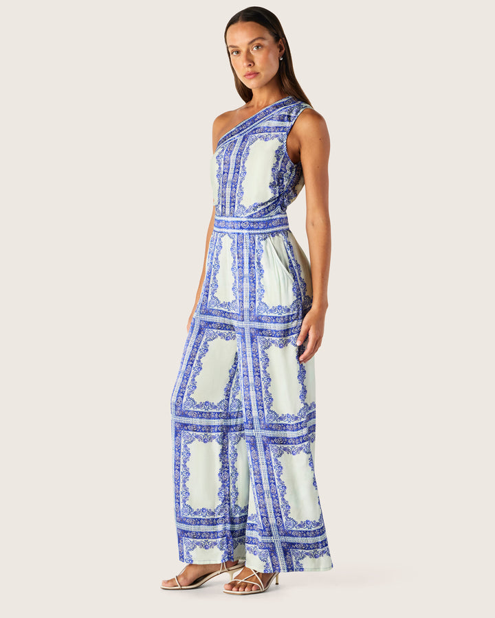 Mos the Label | Jordi One Shoulder Jumpsuit | Jordi Print