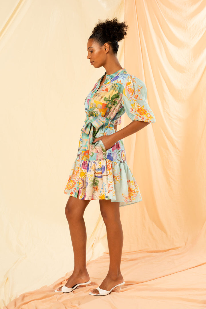 Kachel | Nella Mini Shirt Dress