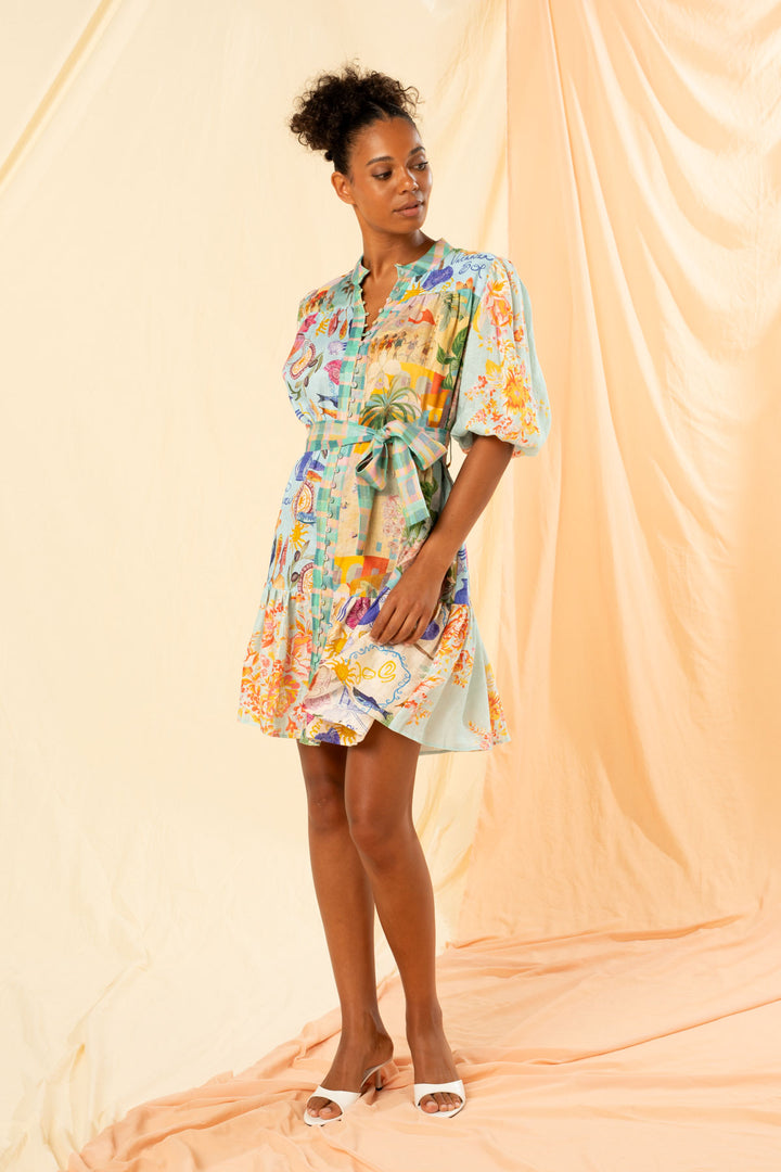 Kachel | Nella Mini Shirt Dress