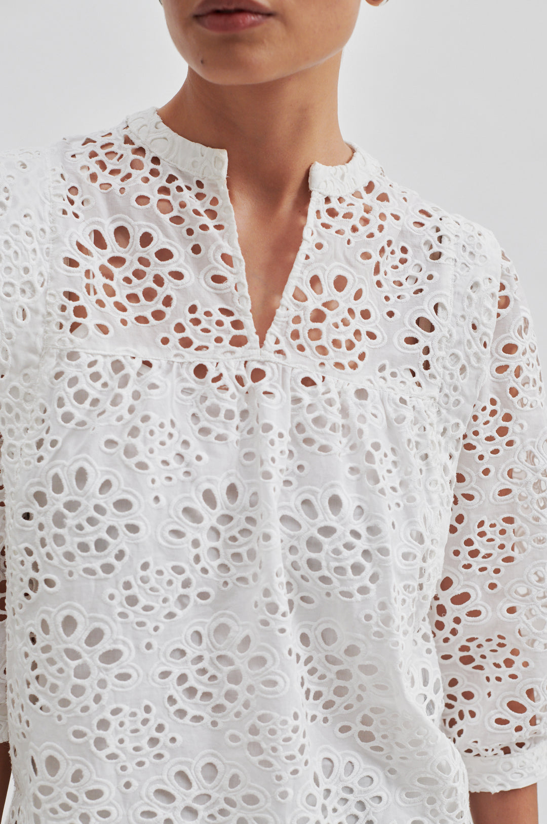 Second Female | Stefanie Blouse | White Broderie Blouse