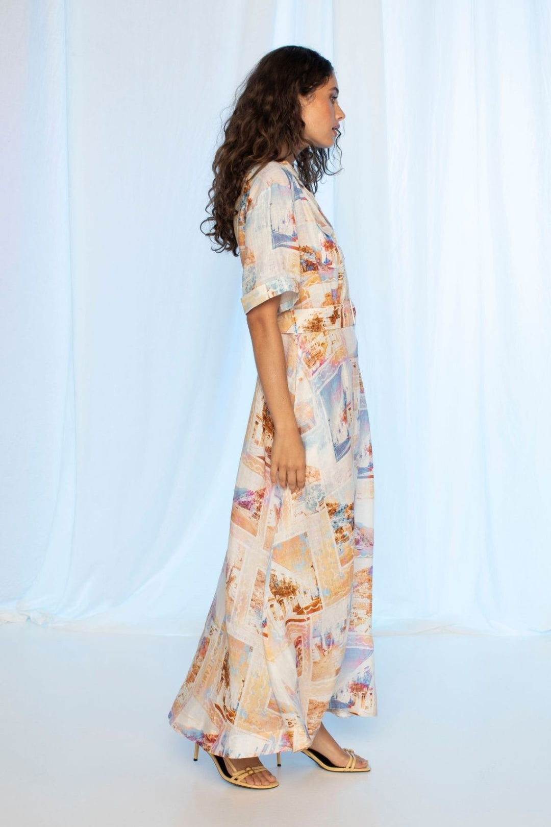 Kachel | Carrie Maxi Dress | Amalfi - Dutch Hideout